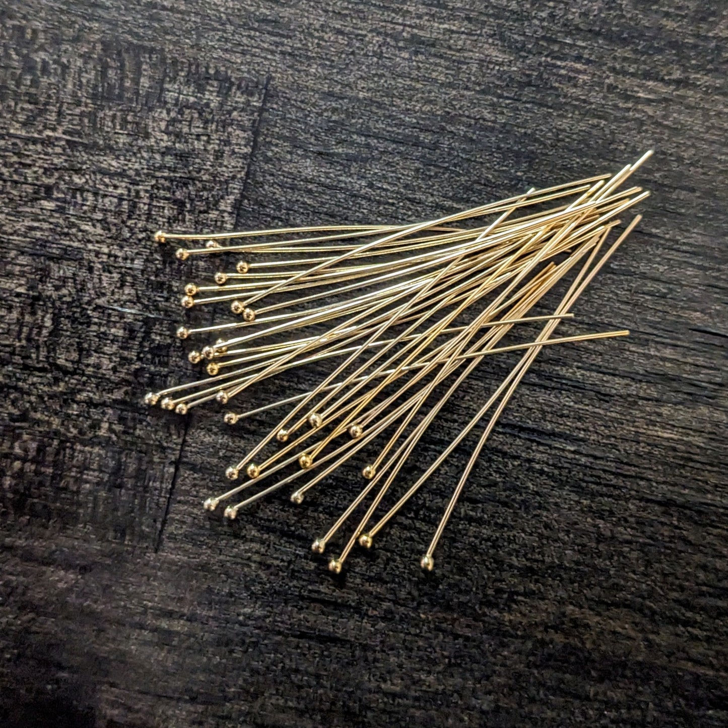 Arrives Monday! 14kt Gold Filled Ball Headpins, 26 gauge - sold individually