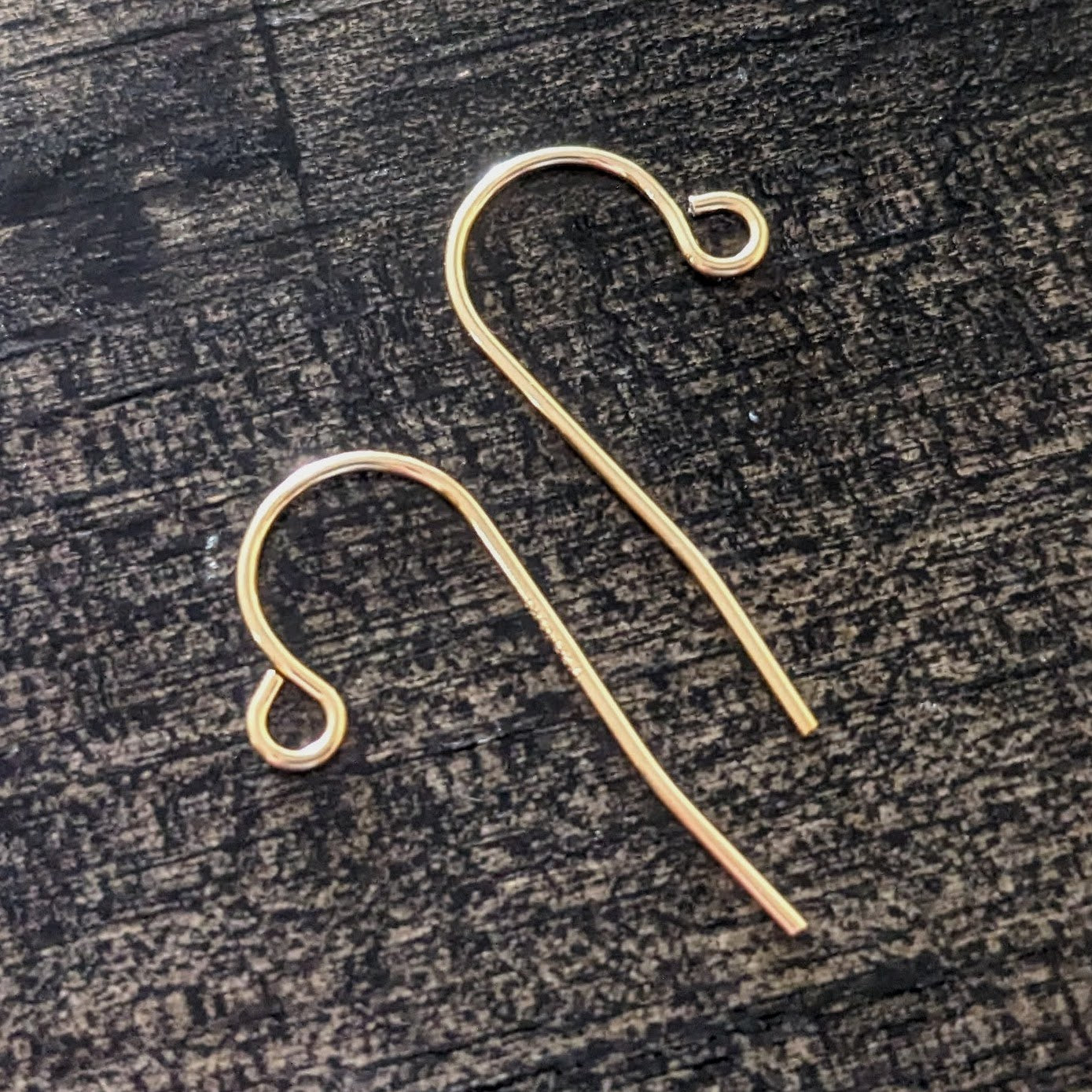 Hook Ear Wires 14kt Gold Filled, 21 gauge, 20mm long - sold by the pair